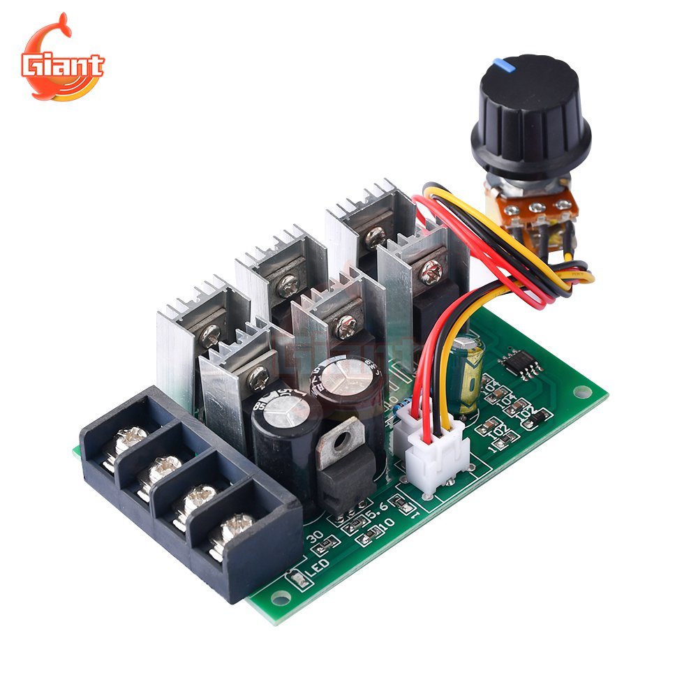 ✅&amp;DC9-55V Motor Speed Controller PWM Motor Speed Controller Driver High Power Speed Regulator Control Switch Motor Governor Driver
