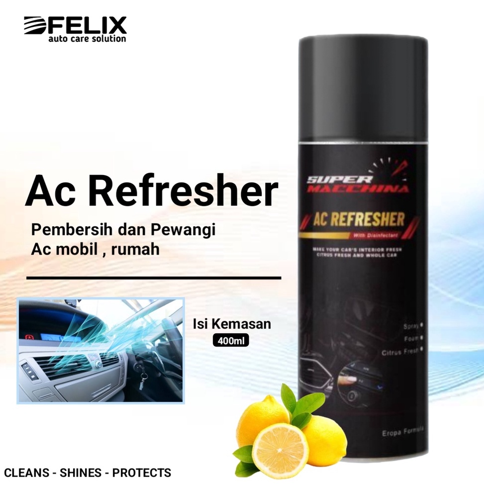 TERBAIK AC Refresher - Pembersih AC Mobil Super Macchina AC Cleaner mobil