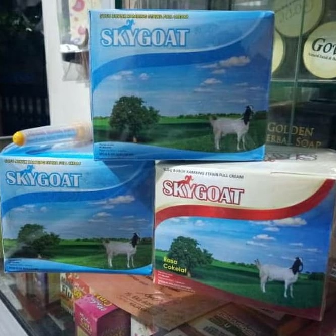 

[YD➸/Oご) SKYGOAT Susu Kambing Etawa MURNI Original BPOM SKY GOAT COKLAT VANILA/ virral..!