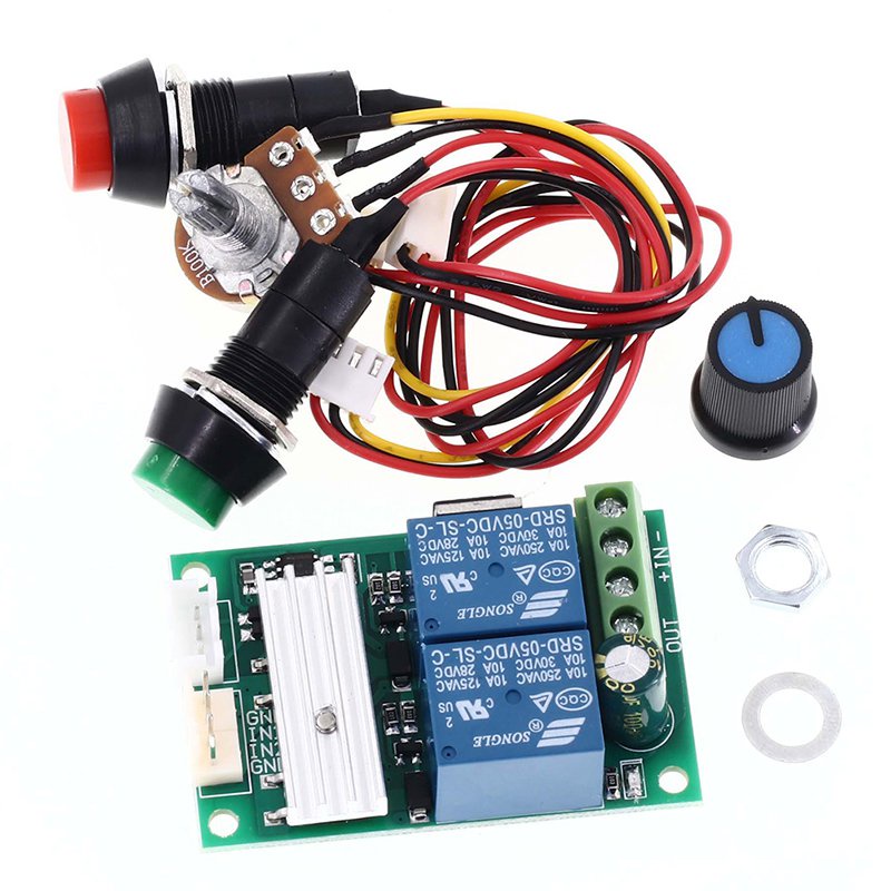 ✅&Dc 6V 12V 24V PWM DC Motor Speed Controller Forward And Reverse Switch Controller PWM Motor Speed 