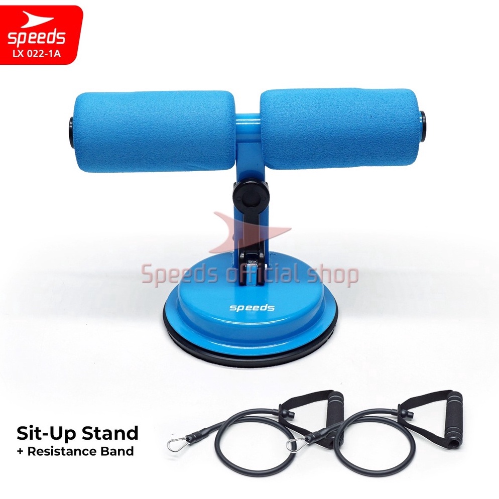 (㊚K☀7 X) SPEEDS Alat Penahan Kaki Sit Up Stand Holder Dengan Tali Resistance Alat Olahraga Fitness G