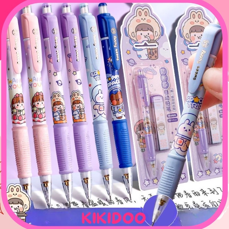 

Kualitas Terbaik KIKIDOO PENSIL MEKANIK SET ISI ULANG PENSIL LUCU AETHETIC A9Z