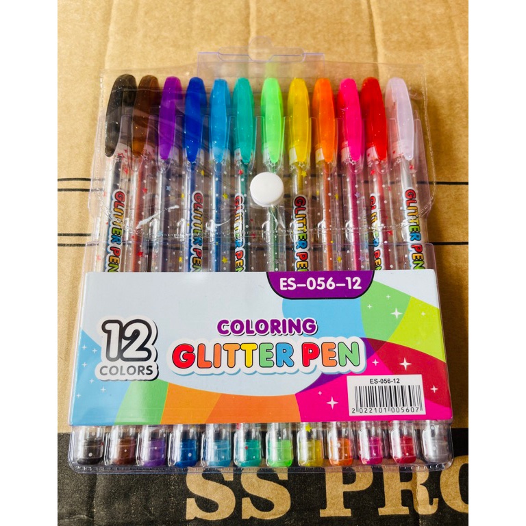 

Diskon** pen gel gliter isi 12 pc 7584