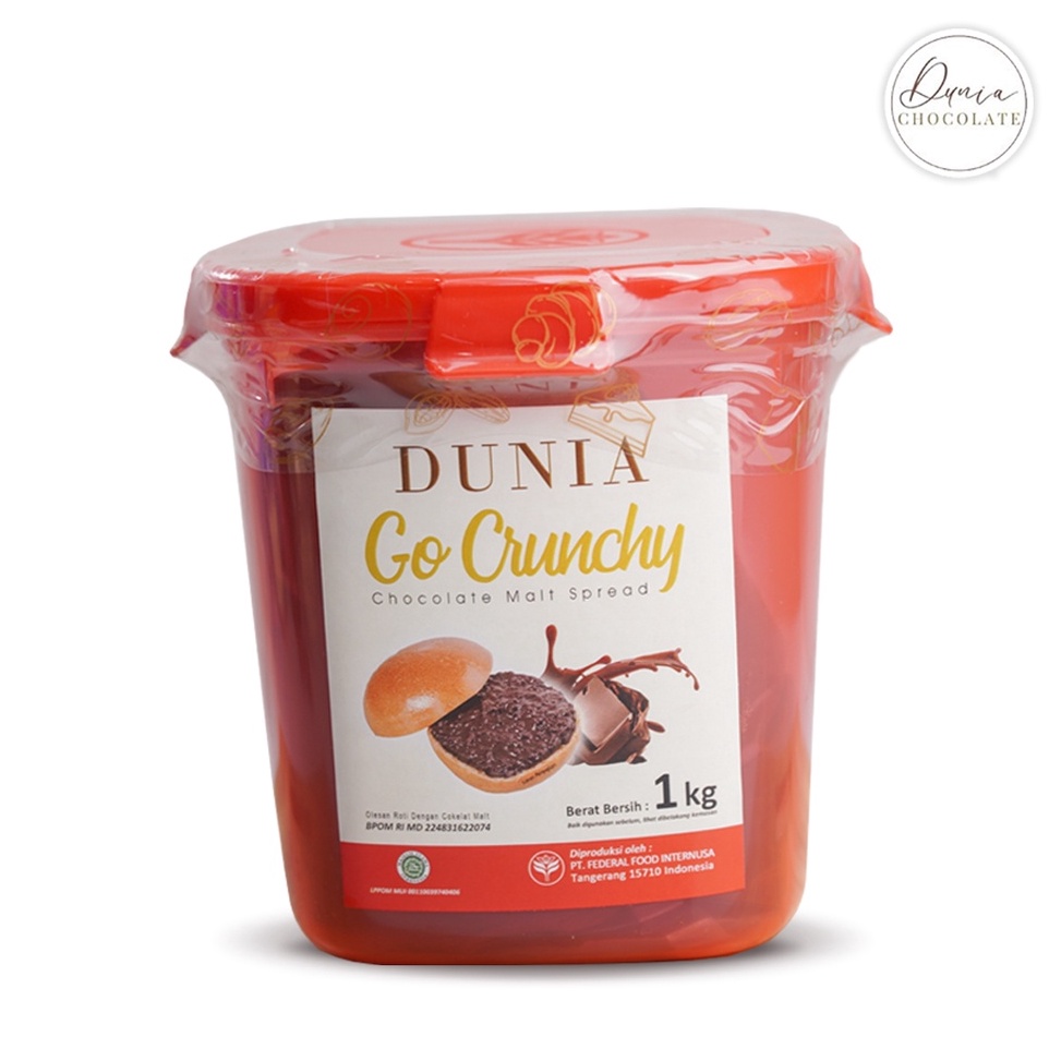 

[Z0㊚/E✯] Dunia GO Crunchy Chocolate Malt 1kg- amanaah.