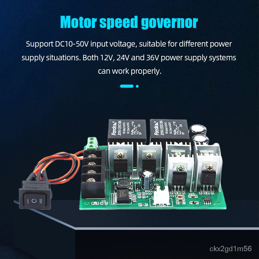 ✅&DC10-50V Brush Motor Governor Barrier Wiring Terminal 40A Brush Motor Controller 12V 24V 36V Linea