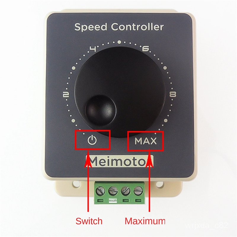 ✅&CCM96SK PWM DC Motor Motor Governor 12V 24V 36V 48V 20A High Power Waterproof DC Controller