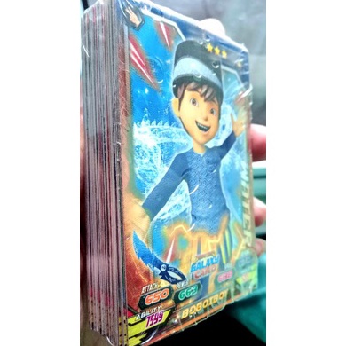 HARGA TERMURAH Full Pack Kartu Boboiboy Galaxy Weapon Version Baru Spesial +- 72 Cards Berbeda-beda