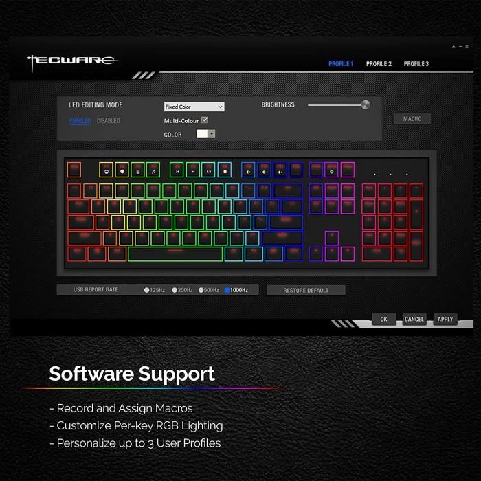 TERLARIS TECWARE KEYBOARD PHANTOM ELITE 104 RGB