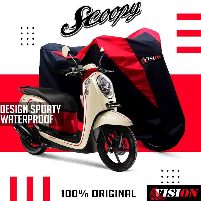 SPECIAL PRICE Sarung motor Scoopy Cover motor Scoopy Selimut motor Scoopy Penutup motor Scoopy Outdo