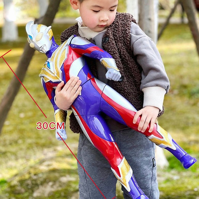 CHEKOUT Ready✅30CM/Besar Ultraman Z Zero Mainan Ultraman Geed Orb Rosso Ultramen Ribut Figure Ultra 