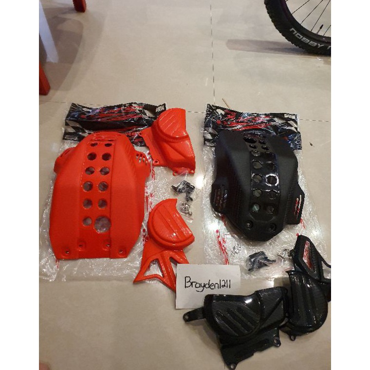 HARGA BERSAHABAT TUTUP MESIN SET CRF150/ENGINE GUARD CRF150/TUTUP MESIN CRF SRX/ TUTUP MESIN HONDA C