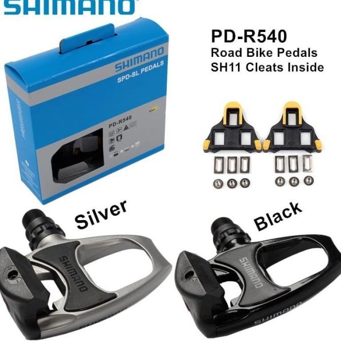 SHIMANO PD-R540 PEDAL CLEAT SET SEPEDA SPD R540