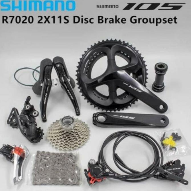 Groupset Shimano 105 R7020 Hydaulic Disc Brake