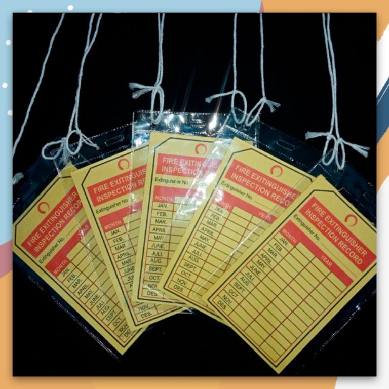 

[PRODUK LYME992] kartu alat pemadam api/Kartu Apar/Label Apar/log apar/Maintance/ Kartu laporan alat pemadam kebakaran/checklist tagging apar tilzd