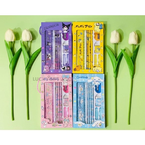 

Promo Ramadhan SET ALAT TULIS 8 IN 1 MOTIF SANRIO / SET PENSIL 8PCS MOTIF CINNAMOROL MELODY KUROMI POMPOM 76