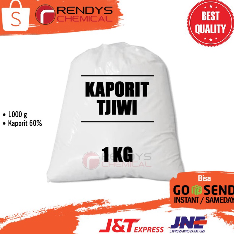 Terbaik.. Kaporit TJiwi 60% / Kaporit Bubuk 1 Kg