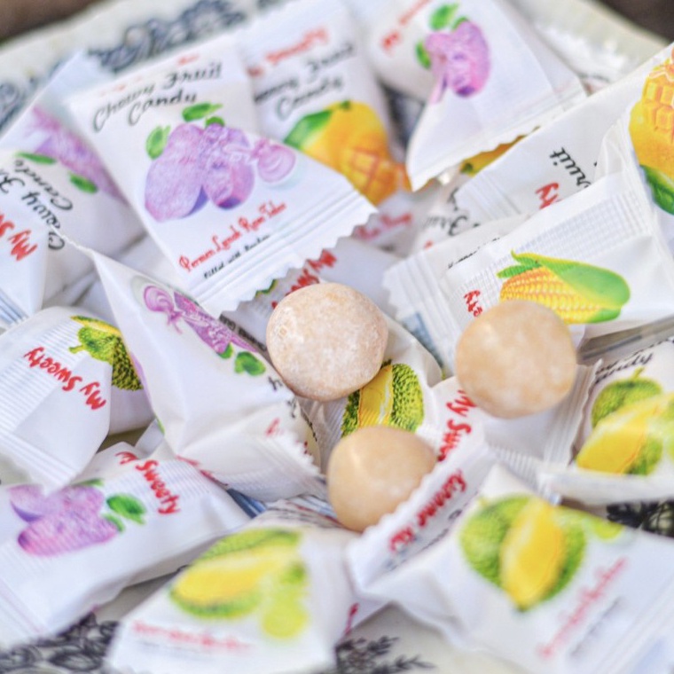

[➲H㊚X E> PERMEN SUSU RASA BUAH/CHEWY FRUIT CANDY MY SWEET BERAT 250GR /banyak dimiinati..!