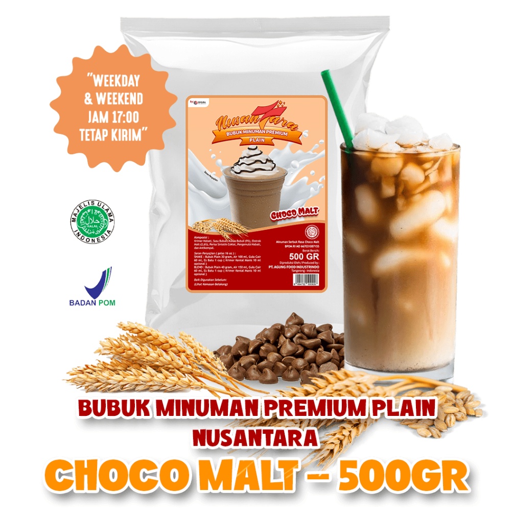 

[➲K㊚D O> NUSANTARA Bubuk Minuman Instant Premium Plain Tanpa Gula Horeca Rasa Choco Malt / Mil0 500 Gr Omura Powder -banyak dimiinati..