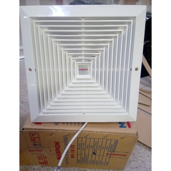 (E➛NX/☑> Hexos Exhaust Plafon Dapur Maspion MV16EX - berkuaalitas