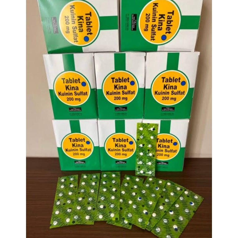 [♪Nご5 O) Tablet Kina 12 Tablet Per Strip - Pil Kina - Kina /berkuaalitas.!!