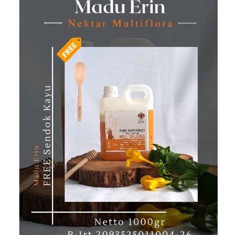 

[♪Z✉B Q) Madu Erin Madu Murni Asli 1kg Mulltiflora. Standar SNI | Madu Erin -berrkualitas.