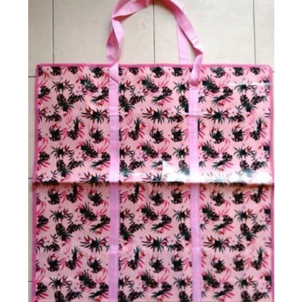Termurah Tas Belanja Karung Plastik Resleting Jumbo - Bag Baju/Barang