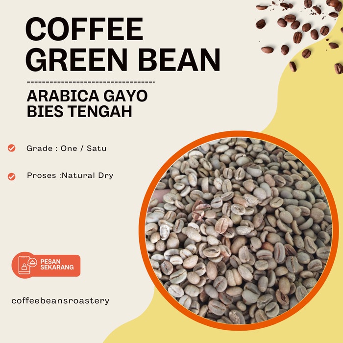 

Mantap Coffee Green Bean Arabika Gayo Natural Grade 1 - 1Kg Terlaris