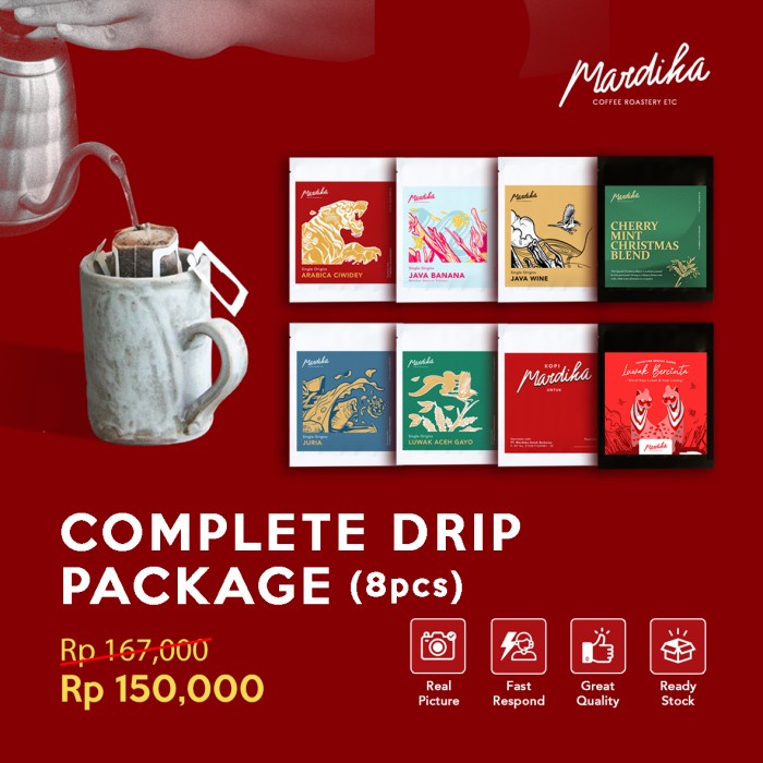 

Wow Paket Drip Kopi Indonesia (8 Pcs) - Mardika Coffee Hot Sale