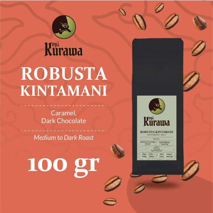 

Jual Kopi Robusta Bali Kintamani Coffee Roast Bean Espresso Biji Bubuk 100G Hot Sale