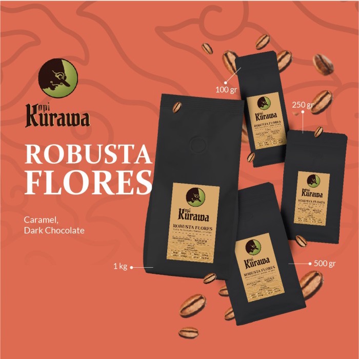 

Buruan Biji Kopi Bubuk Robusta Flores Bajawa Coffee Bean Roasted Beans Coffe Trendi