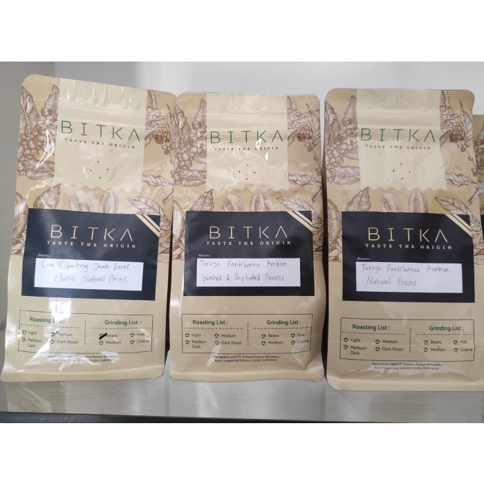 

Murah Bitka Limited Seasonal | Biji Kopi Arabika - 250Gr, Giling Halus Trendi