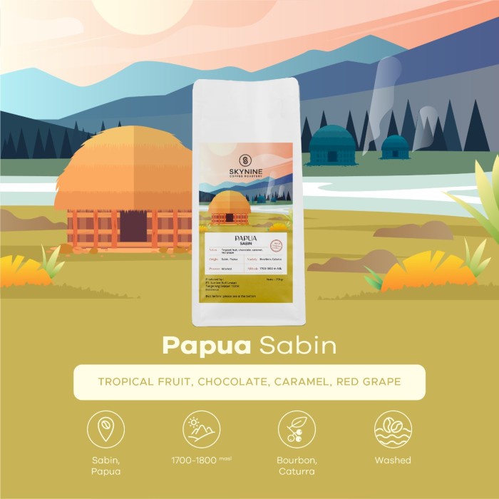 

Lucu Kopi Arabika Papua Sabin Roasted Beans Promo