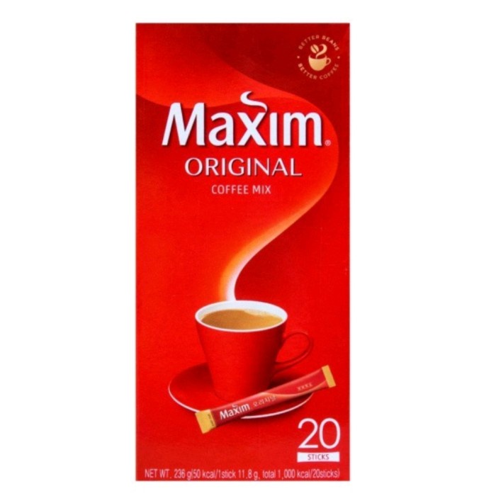 

Murah Maxim Original Coffee Mix Isi 20 Sticks | Kopi Sale!!!