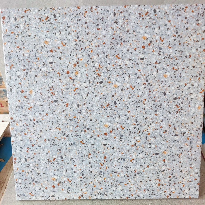 Terlaris Keramik 50X50 Motif Terazzo (Kasar)/ Keramik Lantai Kamar Mandi Terazo