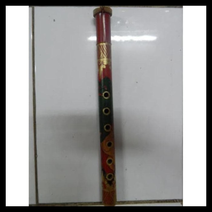 Terlaris Murah Suling Bambu Motif Ukiran Bali Laris