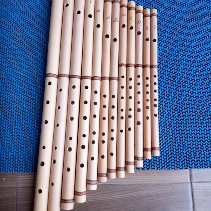 Terlaris Suling Dangdut 1 Set,Suling Bambu 1 Set
