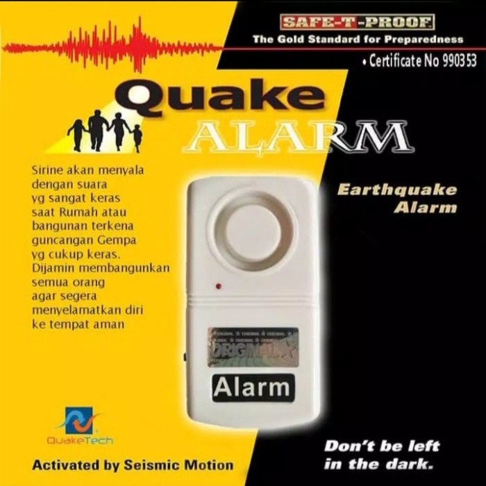 Terlaris Alarm Gempa Sensor Gempa Detector