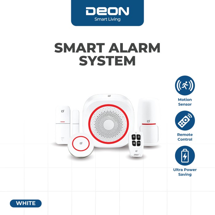 Deon Smart Home Pir Motion Sensor Alarm Toko Alarm Rumah Sensor Gerak