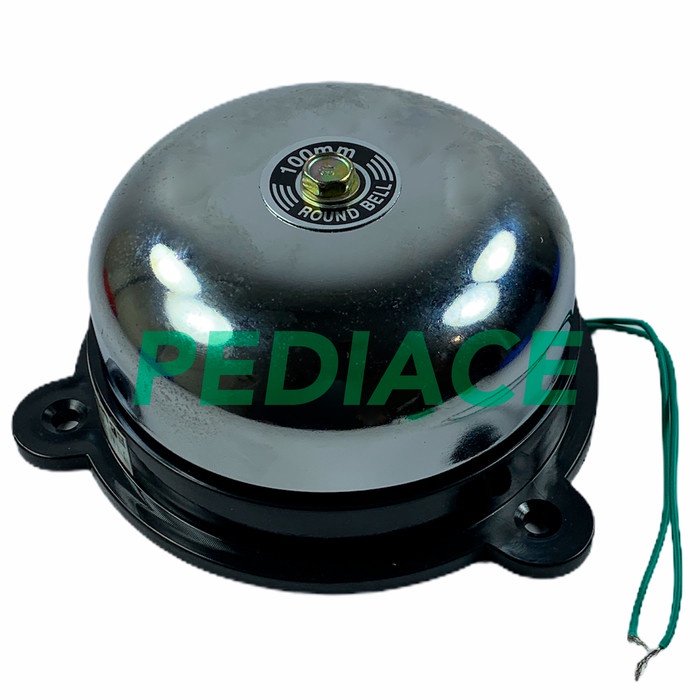 Terlaris Alarm Bell Bulat Listrik - Alarm Buzzer - Round Bell 100Mm Ac 220 Volt