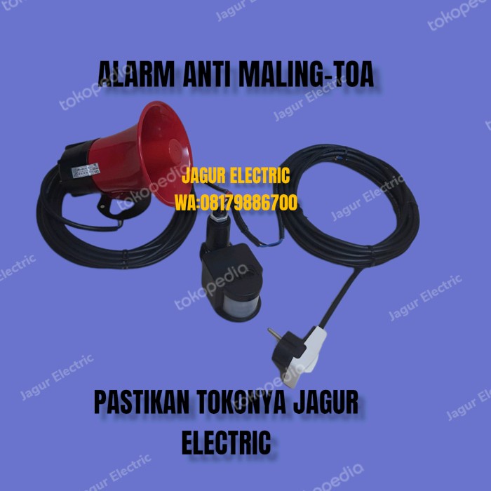 Alarm Anti Maling/Sirine Anti Maling-Toa Dengan Sensor Gerak