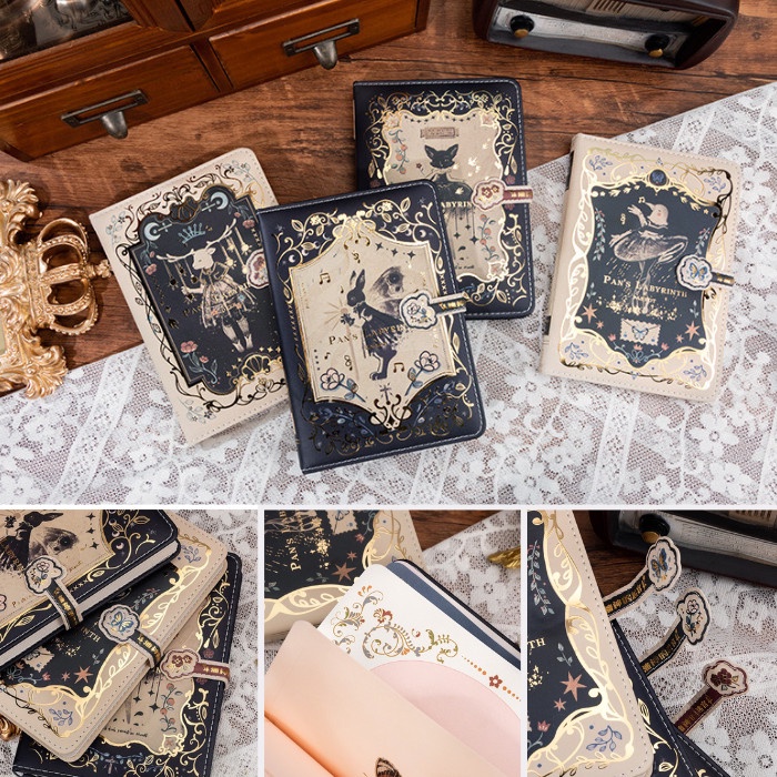 

Terlaris Magnetic Notebook Diary Pan'S Labyrinth Buku Diary Pu Leather 0881