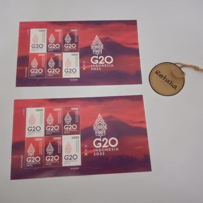 

Full Sheet Perangko G20 Indonesia 2022