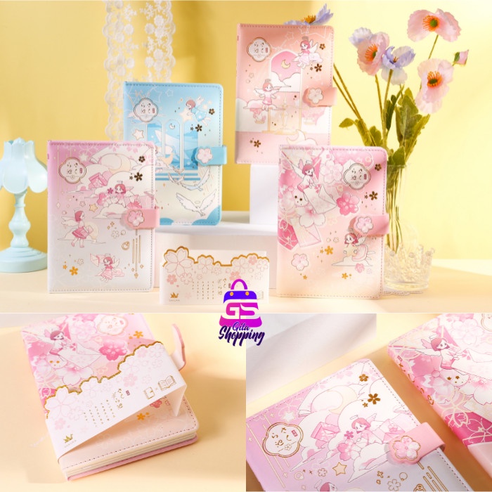 

Terlaris Magnetic Notebook Sakura Angel / Diary Jurnal Agenda Buku Tulis - 6281