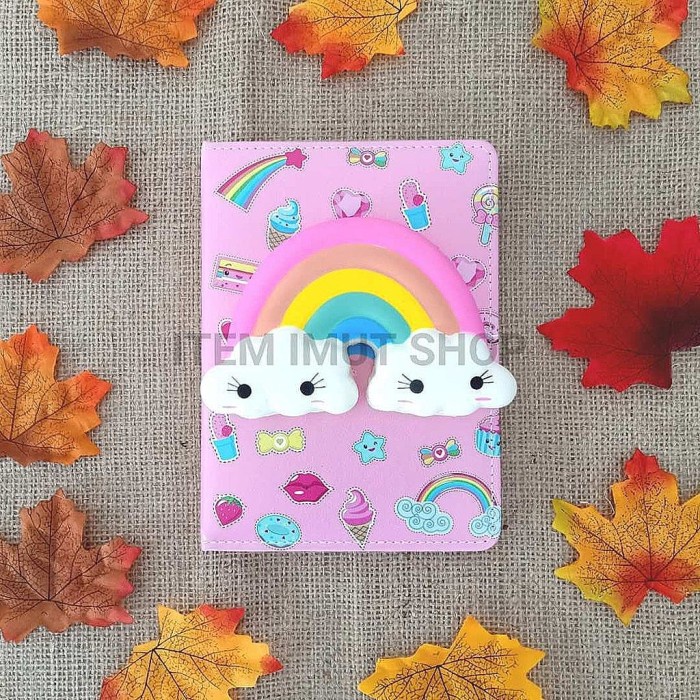 

Terlaris Buku Agenda Diary Note Book Squishy Karakter Unicorn Rainbow Pelangi