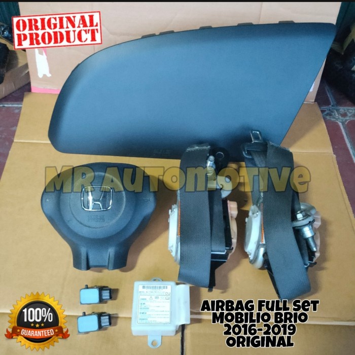 Terlaris Airbag Air Bag Full Set Mobilio Brio 2016-2019 Komplit Original
