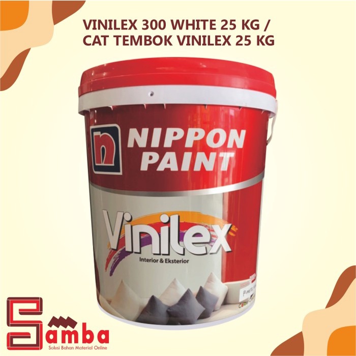 Terlaris Vinilex 300 White 25 Kg / Cat Tembok Vinilex 25 Kg
