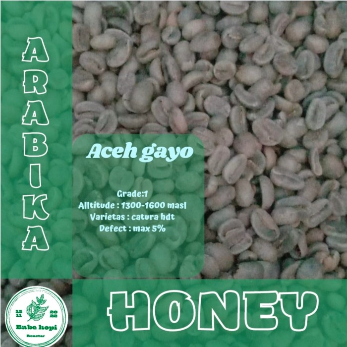 

Promo Green Bean - Biji Kopi Arabika Honey Aceh Gayo - 1Kg Gilaa!!!