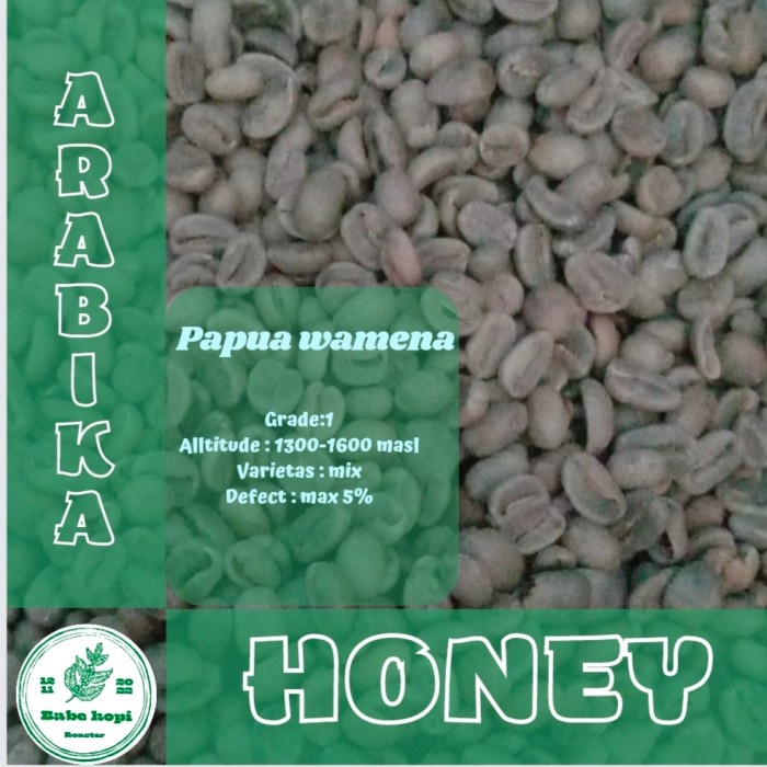 

Cantik Green Bean - Biji Kopi Arabika Papua Wamena - Honey - 1Kg Terlaris