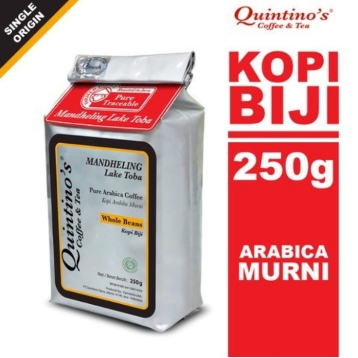 

Spesial Kopi Quintino'S Mandheling Lake Toba Whole Beans 250 Gr | Quintinos Terbatas