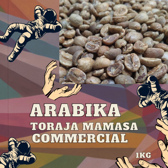 

Produk Biji Kopi Mentah Greenbean Toraja Mamasa Commercial 1Kg Promo